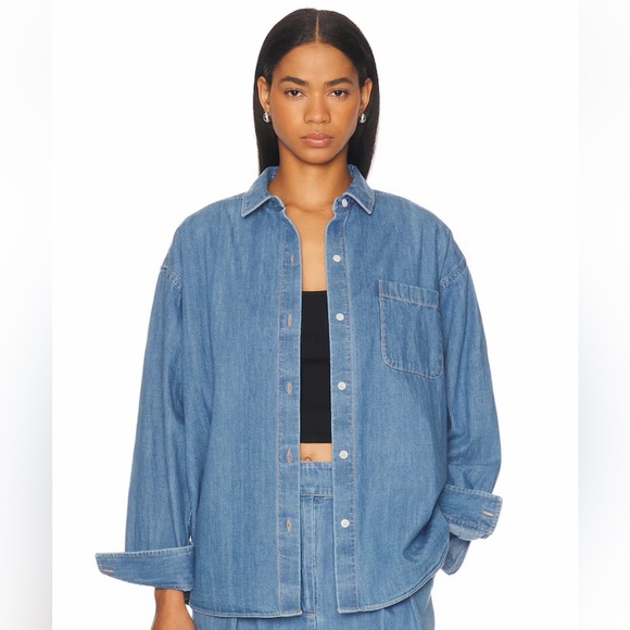 Jenni Kayne Tops - Jenni Kayne Parker Denim Button-Down Shirt